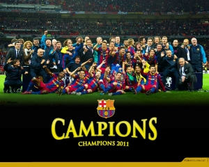 Barcelona Team 2012 Wallpaper