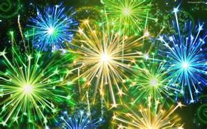 Blue Green Fireworks Wallpaper Hd For Free Backgrounds 1893