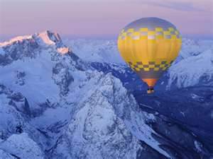 Hot Air Balloon Over Germany Alps Free Wallpapers 32060