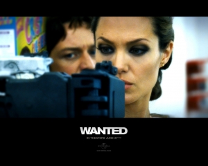 Movie Wallpapers Wanted 2008 James Mcavoy Angelina Jolie Wallpaper