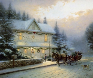 Thomas Kinkade Winter Fan Art 23436577 Fanpop Fanclubs